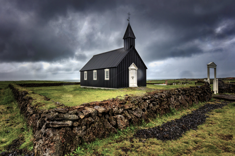  - Szabó Zsolt - Fekete templom - (Búðir) - Fotografia
